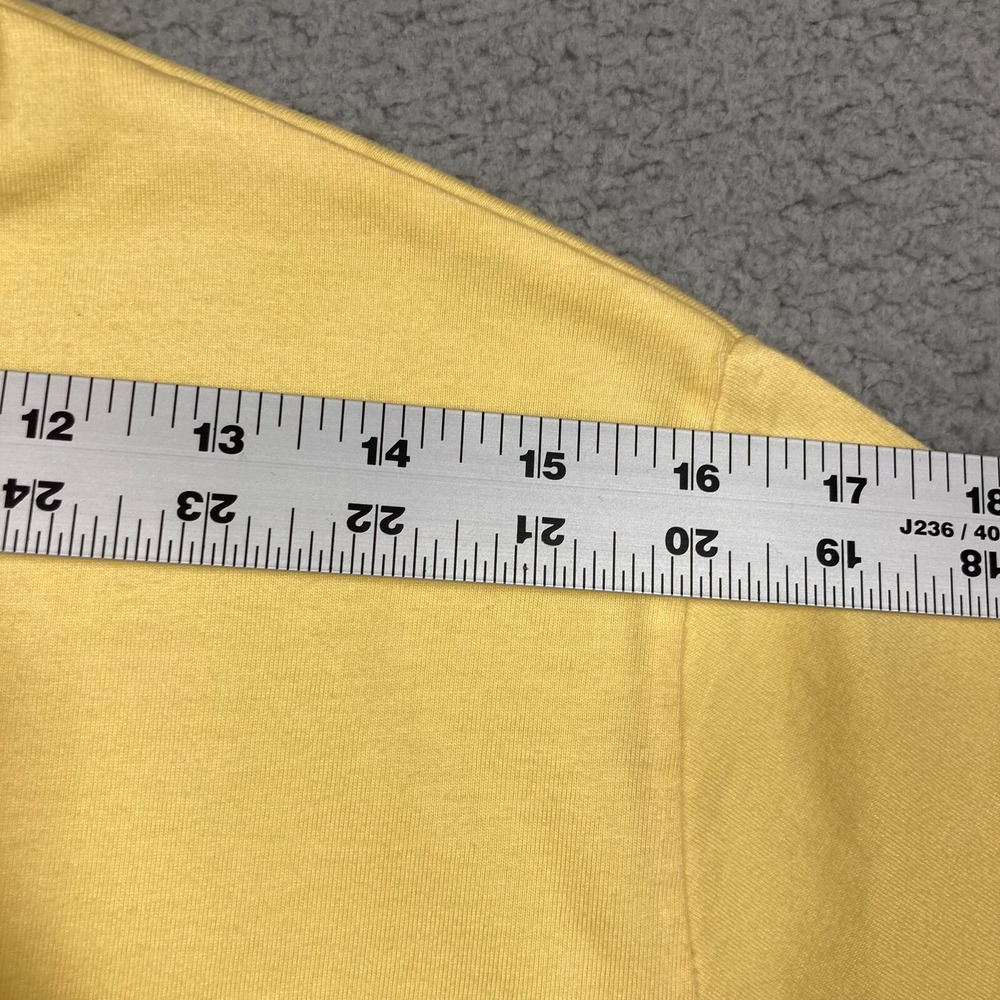 VTG Bobbie Brooks T Shirt Women's Medium Yellow Embroidered Top Grandma Core - Picture 9 of 16
